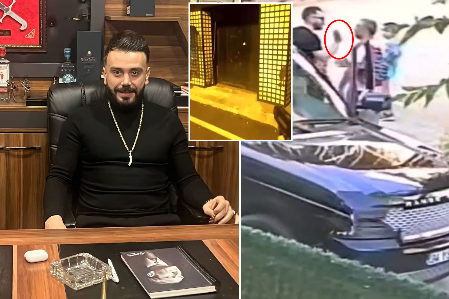 Çocuklarının yanında babayı tokatlayan saldırganın iş yeri kurşunlandı!