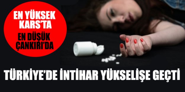 Türkiye'de intiharlar gittikçe artıyor