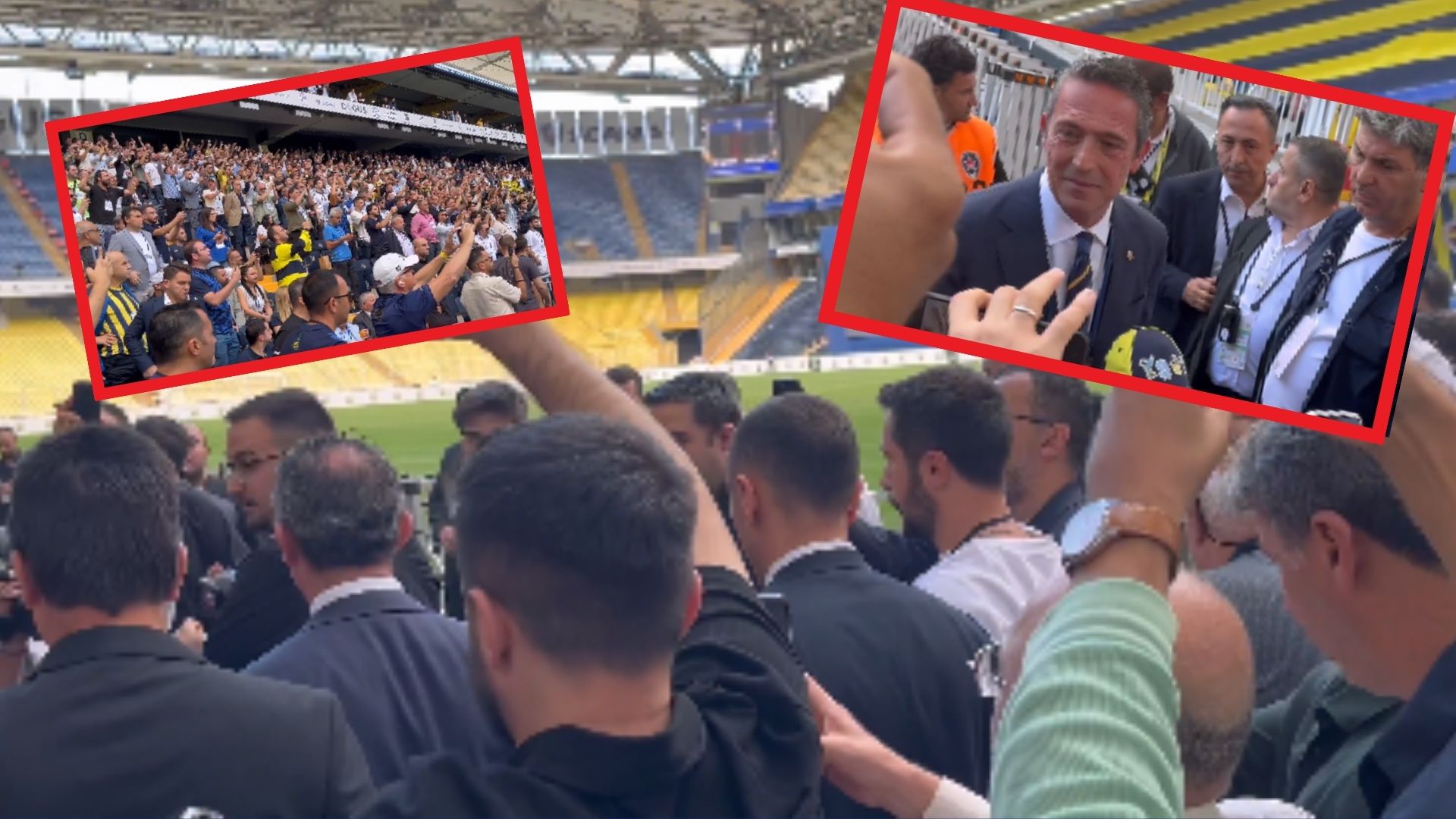 Ali Koç yuhalandı, yüzüne yüzüne Sadettin Saran tezahüratları yapıldı: İşte Koç'un zor anları...