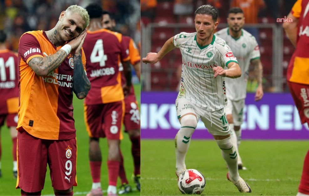 Galatasaray, Konyaspor’u 3-1 mağlup ederek liderliği sürdürdü