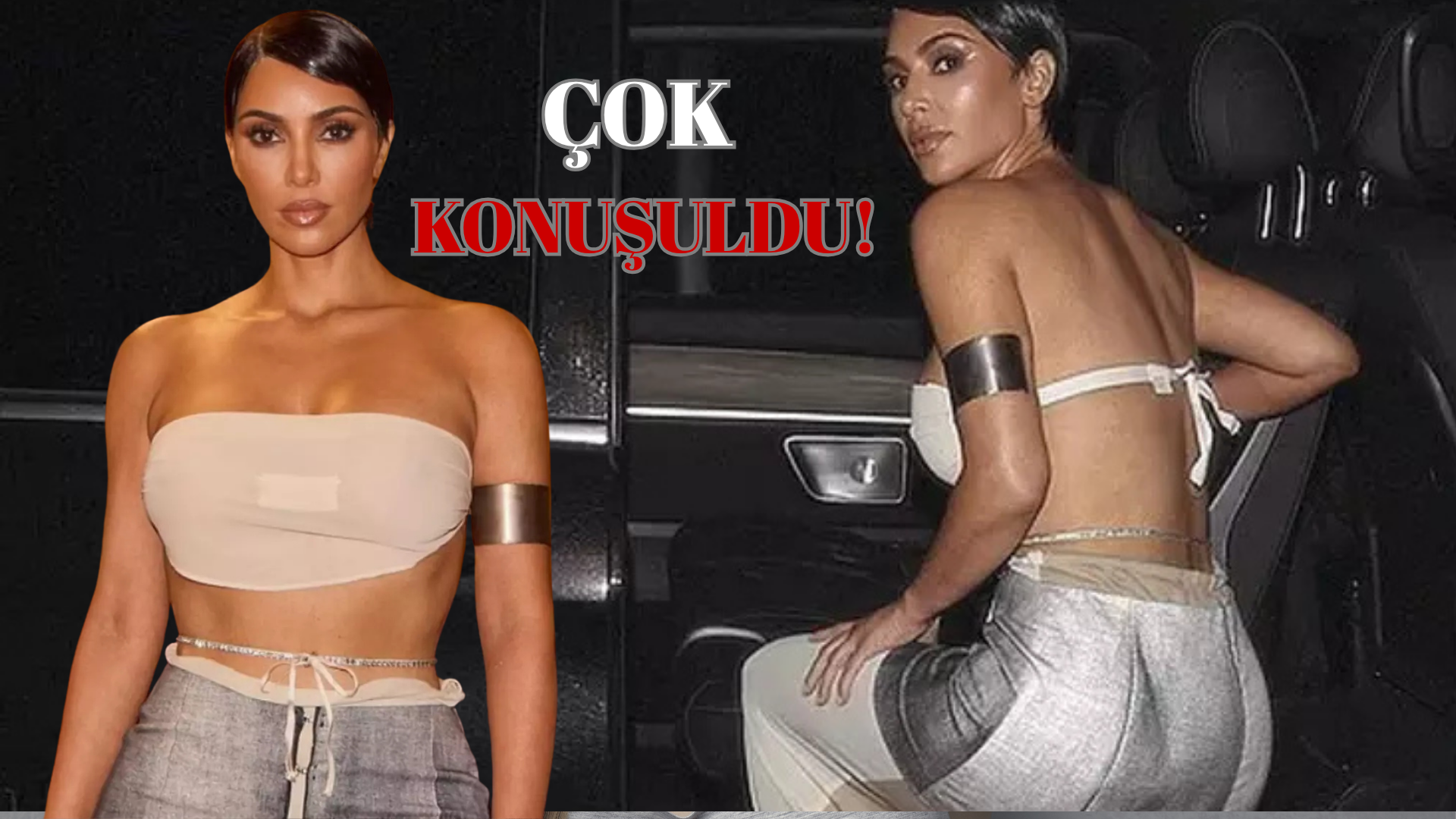 Paris’te gündem oldu: Minik crop top ve sütyensiz tarzıyla sosyal medyayı salladı
