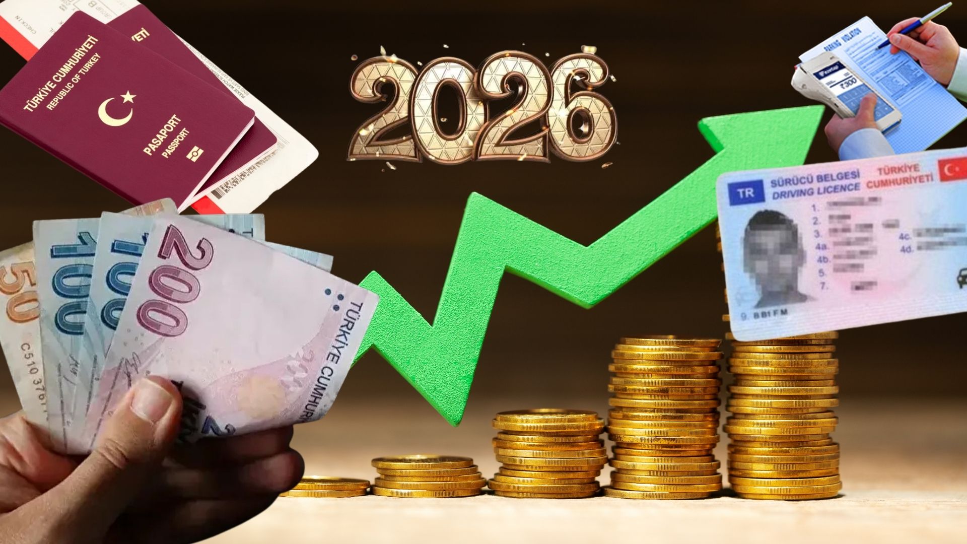 Trafik Cezası, MTV, Pasaport, Ehliyet, IMEI kayıt ücreti... Zam Dalgası Yolda: İşte Güncel Zamlı 2026 Fiyatları...
