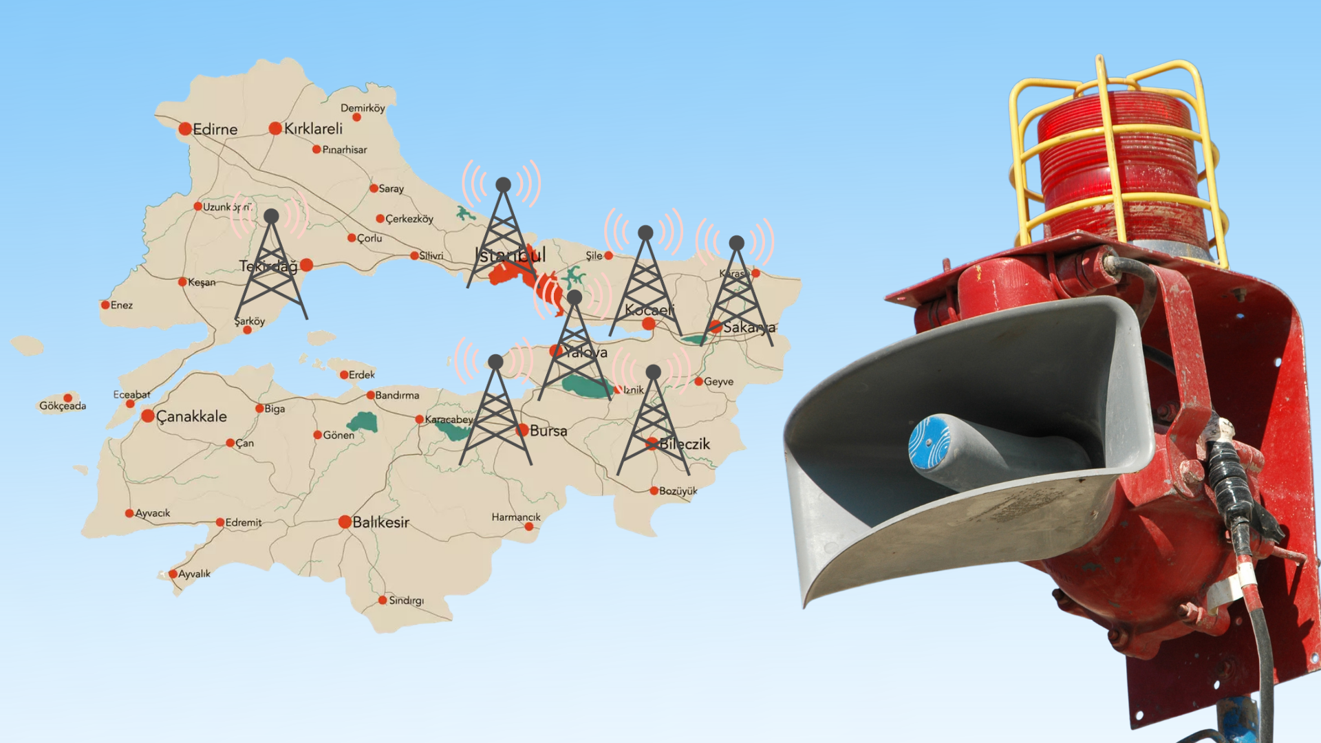 Marmara'da Tatbikat 7 şehirde eşzamanlı  7,5'luk deprem alarmı! sirenler çalacak