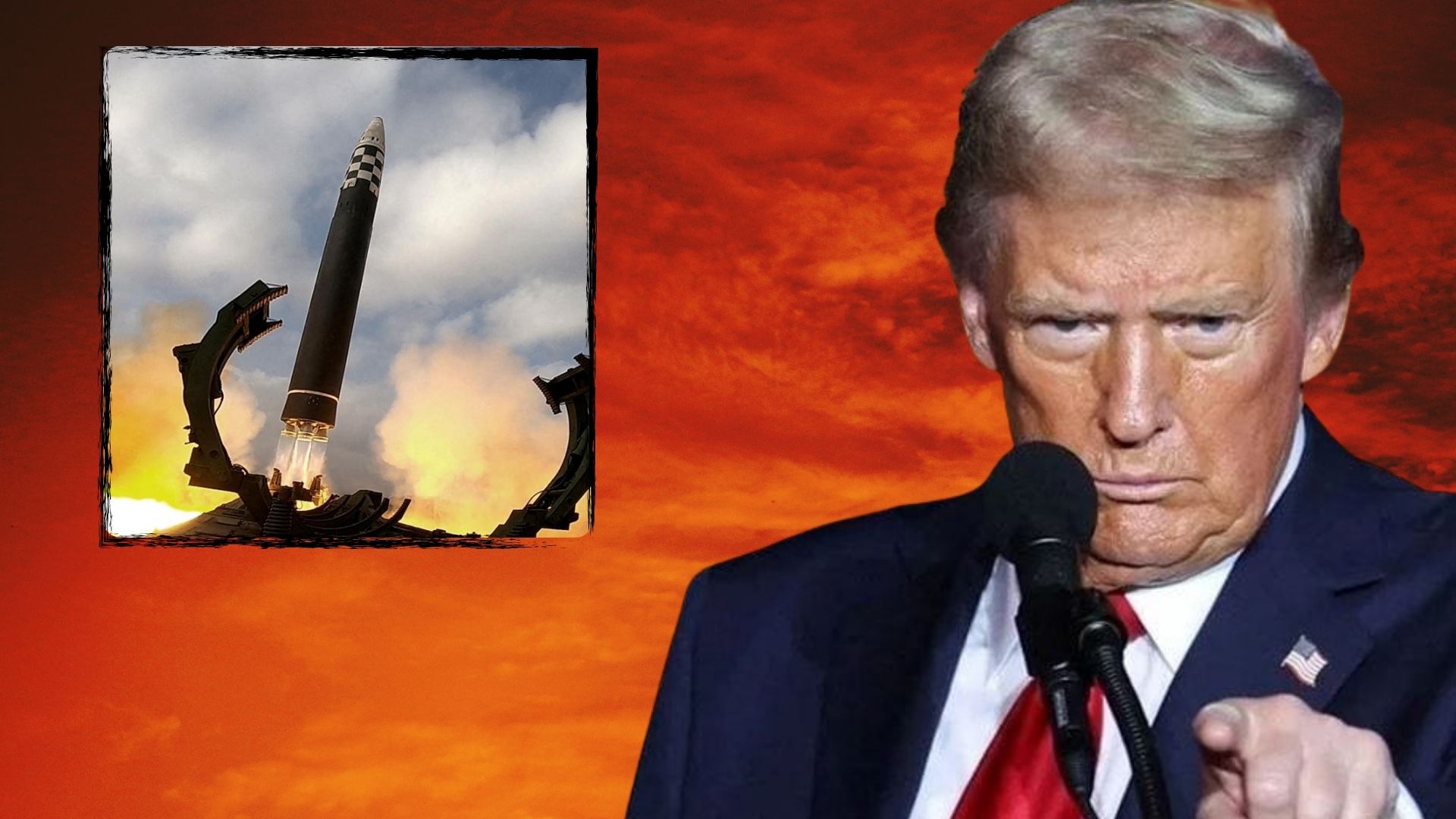 Trump’ın ziyareti ortalığı karıştırdı: Gerilim tavan yaptı, füzeler peş peşe fırlatıldı!