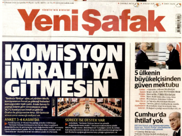 "Komisyon heyeti İmralı’ya gitmesin": Yeni Şafak’tan Bahçeli’ye dikkat çeken manşet!