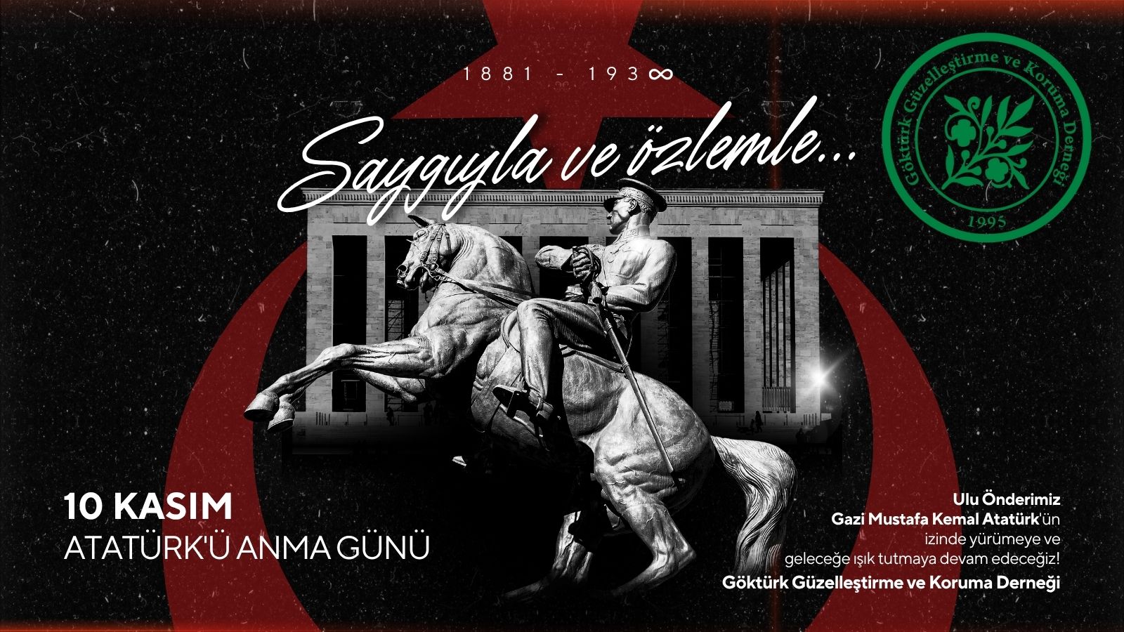 Göktürk Güzelleştirme ve Koruma Derneği'nden anlamlı 10 Kasım mesajı!