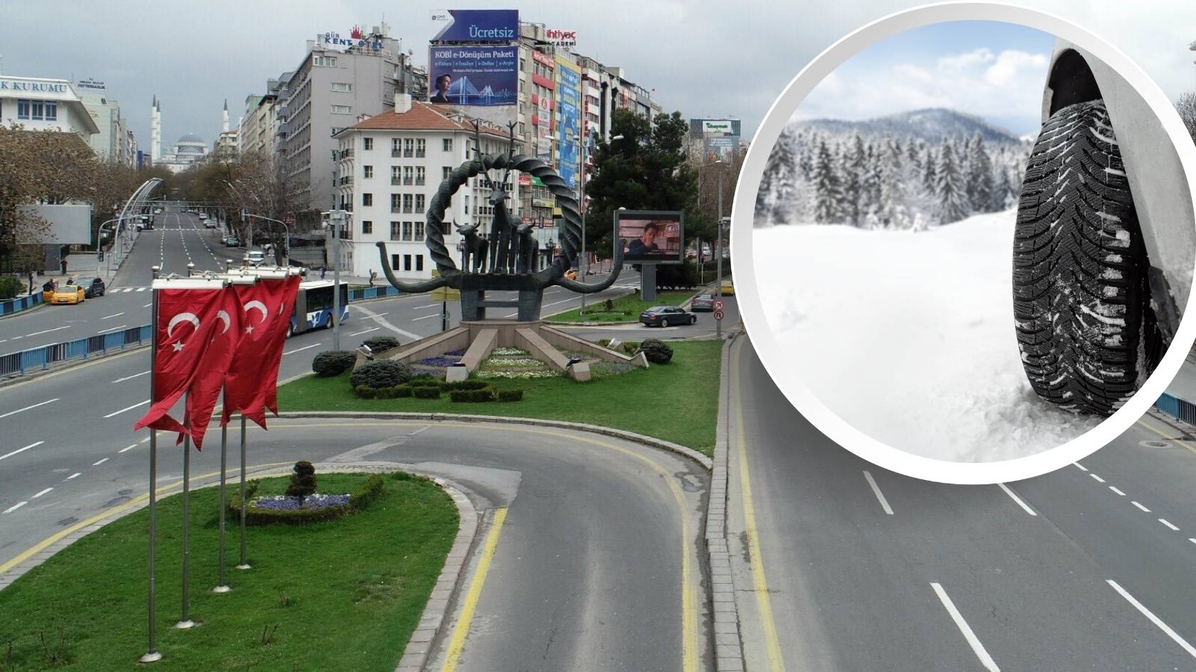 Ticari araçlarda kış lastiği zorunluluğu: Ankara Valiliği uyardı!