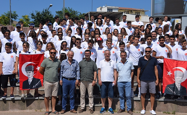 Bergamalı sporcular 'Kardeş şehir olimpiyatları' için yola çıktı