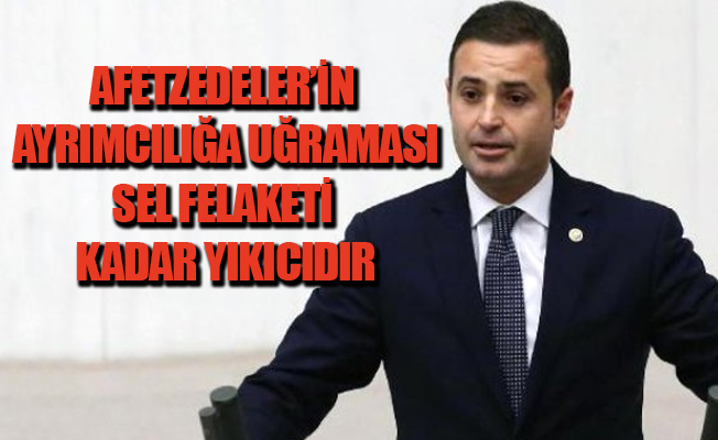 Afetzedeleri ziyaret eden CHP'li Akın: AKP yasaları köylüyü mağdur ediyor