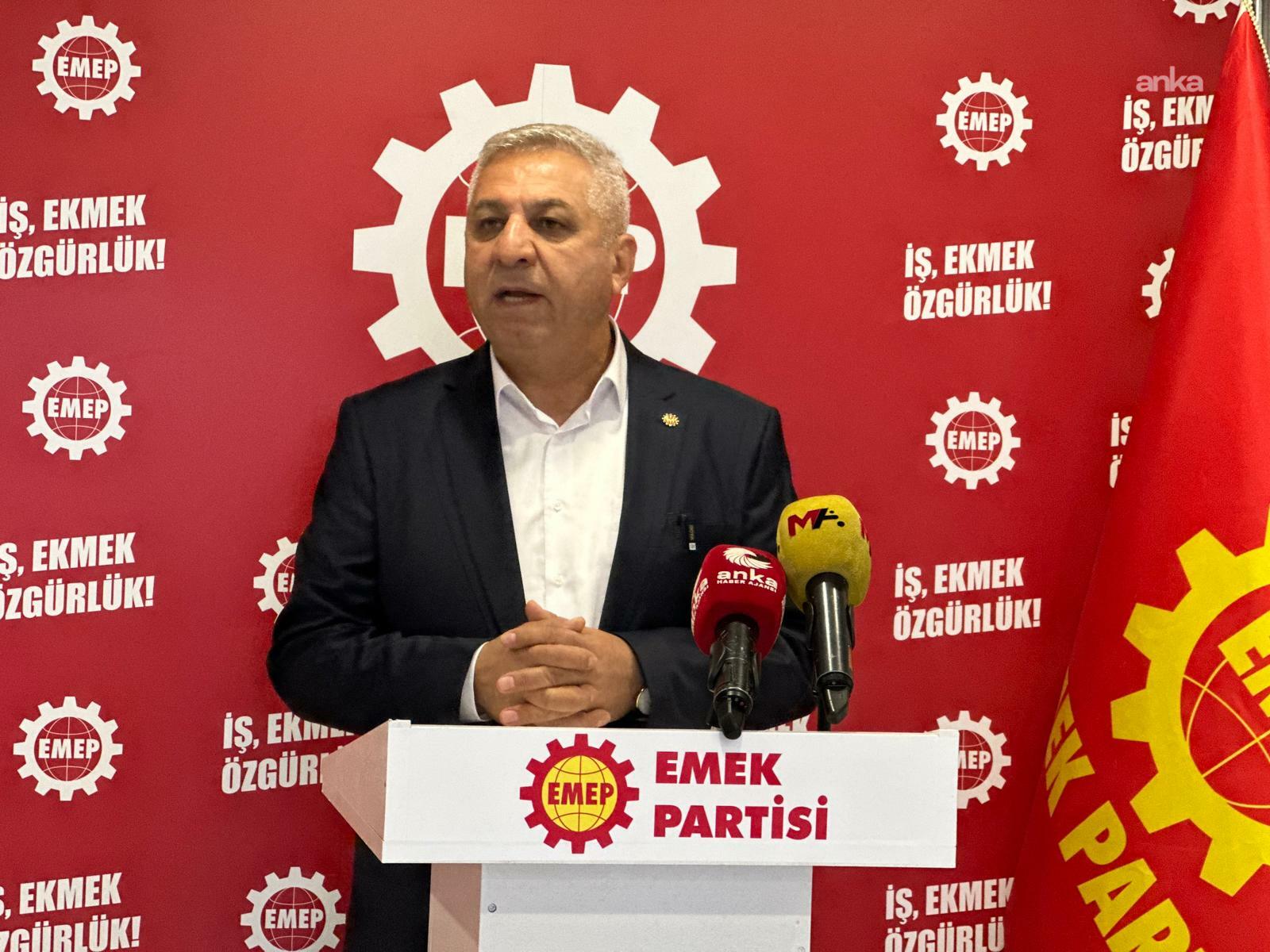 Emek Partisi Genel Başkanı Seyit Aslan: "Bu bütçe halktan yana da değil!... SARAY için günde 58 milyon TL harcanacak"