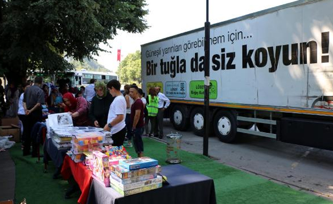 LÖSEV'in 'İyilikler TIR'ı Zonguldak'a geldi!