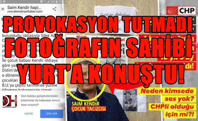 İftiraya uğrayan öğretmen: Bu çamur bende tutmaz