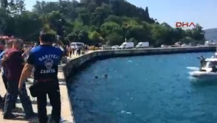 İstanbul’da feci olay… Araç denize uçtu