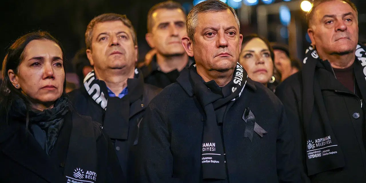 Özgür Özel, Adıyaman’da sessiz yürüyüşe katıldı