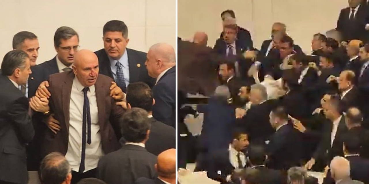 Meclis Genel Kurulu karıştı: 'Akın Gürlek' protestosunda yumruklar havada uçuştu