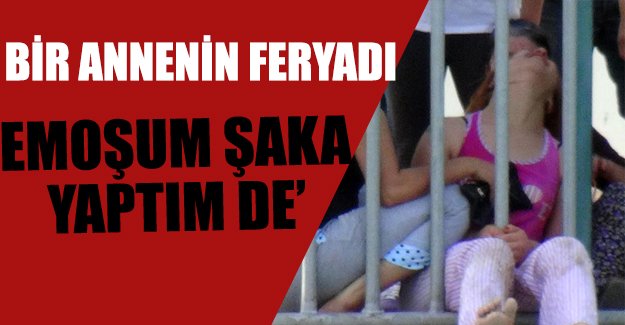Kızı kanalda kaybolan annenin feryadı: Emoşum şaka yaptım de