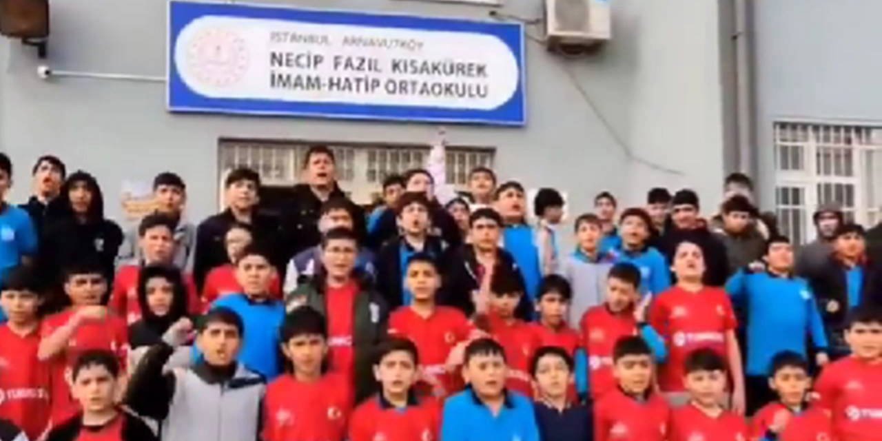 Okulda çocuklara 'selefi andı' okutulmuştu: Tepki çeken görüntülere ilişkin soruşturma başlatıldı