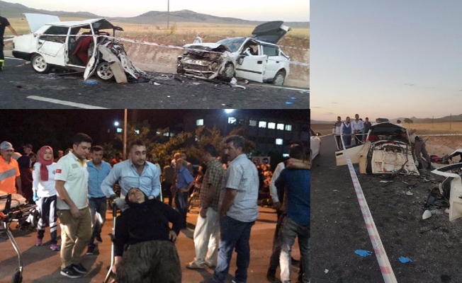 Düğün konvoyunda dehşet verici kaza, çok sayıda ölü ve yaralı var