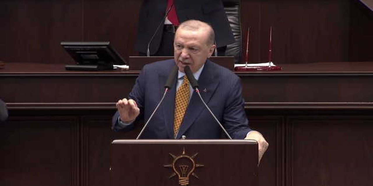 Erdoğan grup kürsüsünde İsrail'e yanıt verdi: 'Gerekirse toprağın altında şereflice yatarız'