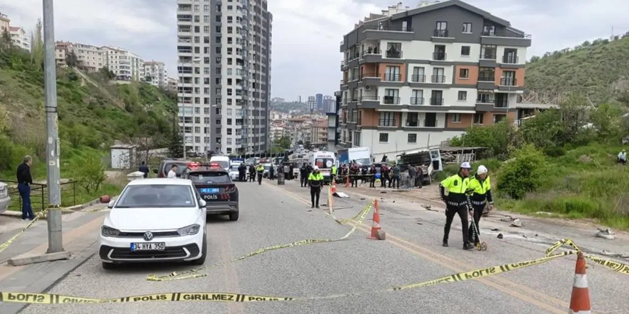 1 Mayıs'ta acı haber: Ankara'da kamyonun ezdiği 2 işçi hayatını kaybetti