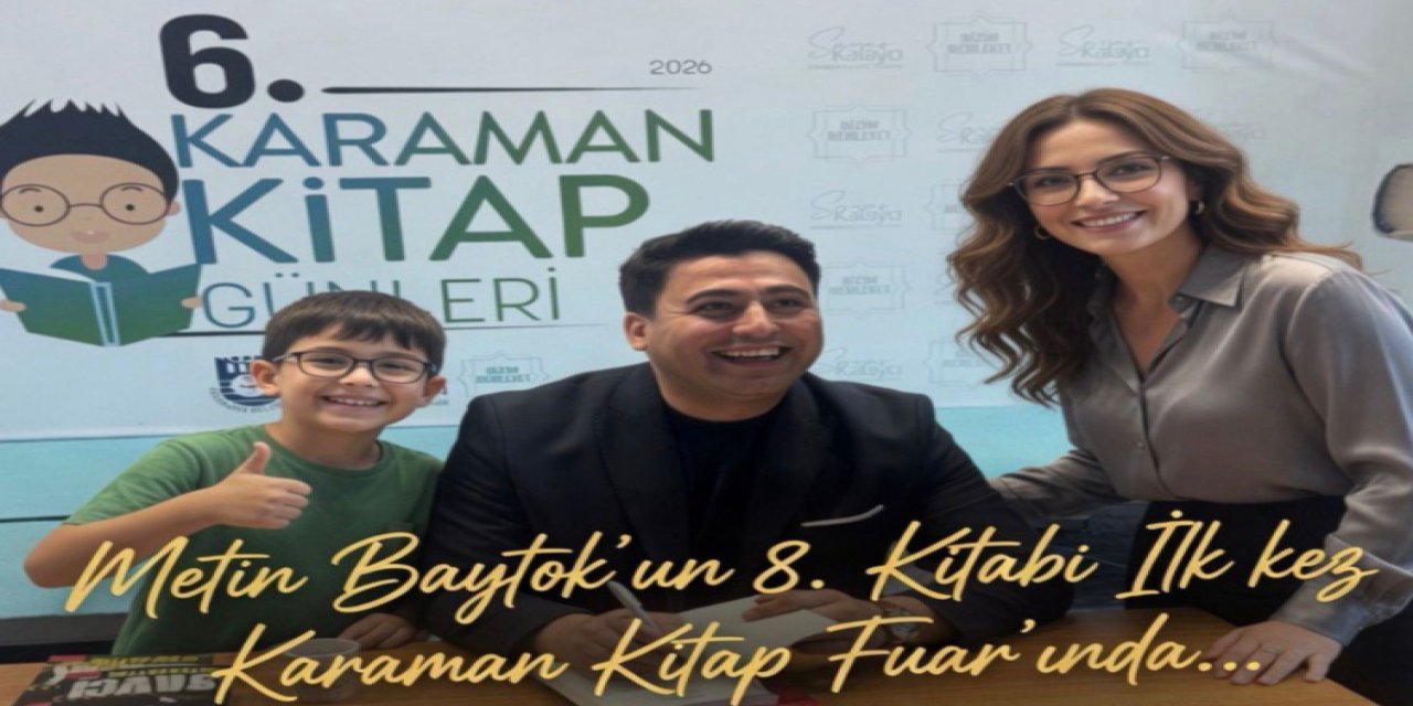 Metin Baytok’un 8. kitabı Karaman Kitap Fuarı’nda okurlarla buluştu