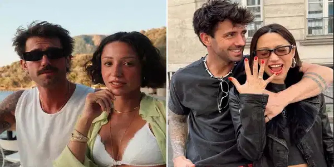 Evlilik hazırlığı yapan Serkay Tütüncü ve Zeynep Bastık çiftinden aşk dolu kareler