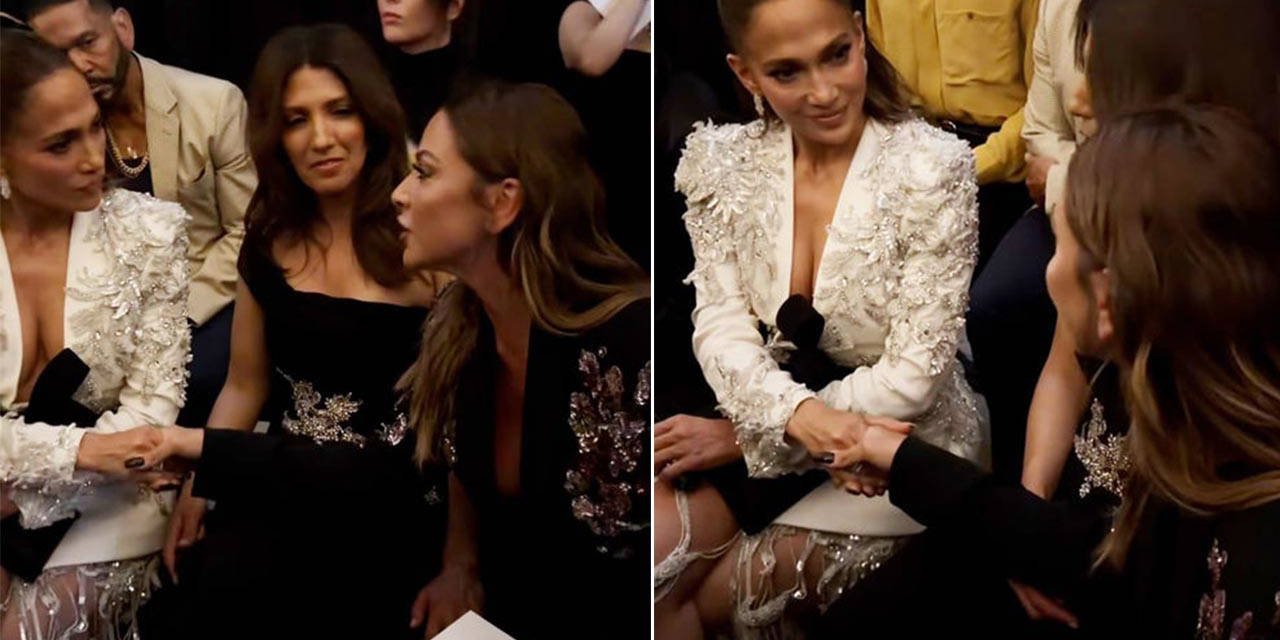 Sürpriz buluşma: Hadise ve Jennifer Lopez yan yana