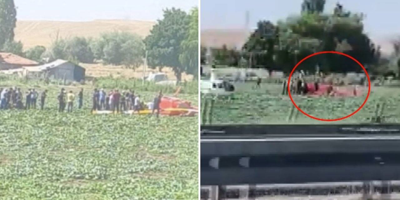 Ankara'da eğitim helikopteri düştü: Yaralılar var
