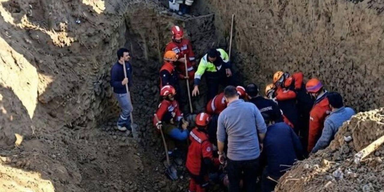 Ankara’da su kanalı çalışmasında göçük: Mahalle muhtarı hayatını kaybetti