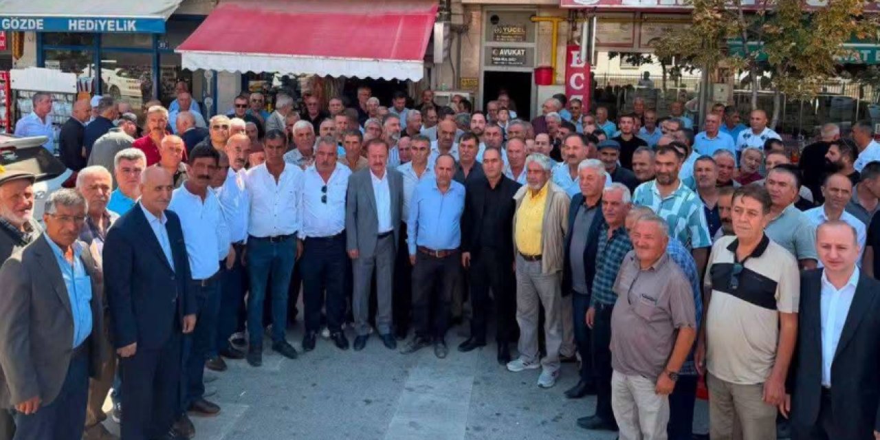 Özdemir Turgut’un Haymana’daki ofisine ziyaretçi akını