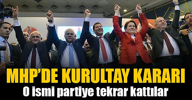 MHP'de kurultay kararı