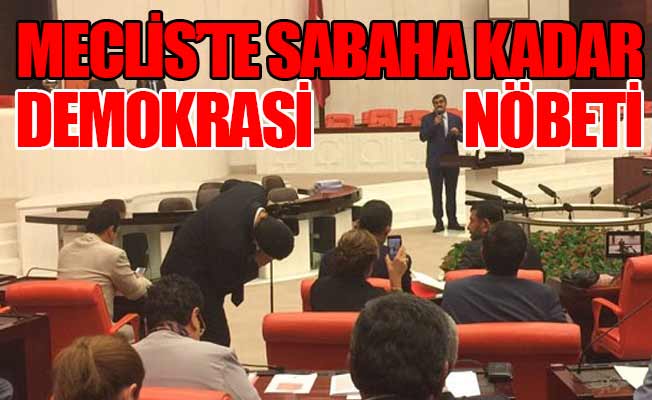 CHP Meclis'te eyleme başladı