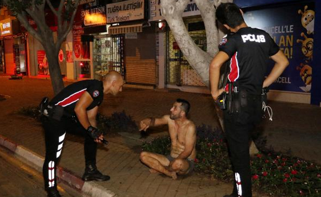 'Tarzan Sabri' polise zor anlar yaşattı