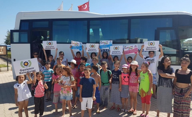 Gaziemirli çocukların mavi mutluluğu