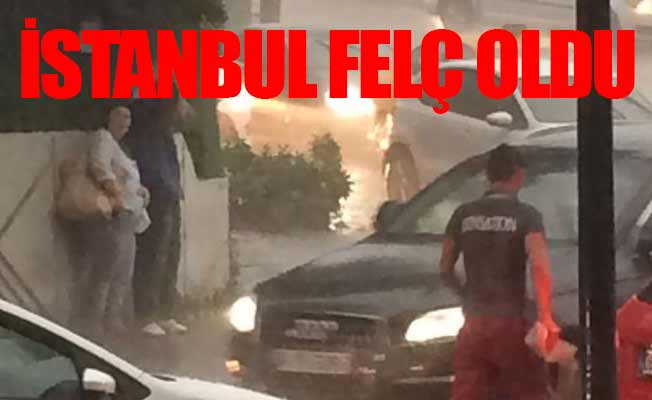 İstanbul yağmura teslim oldu