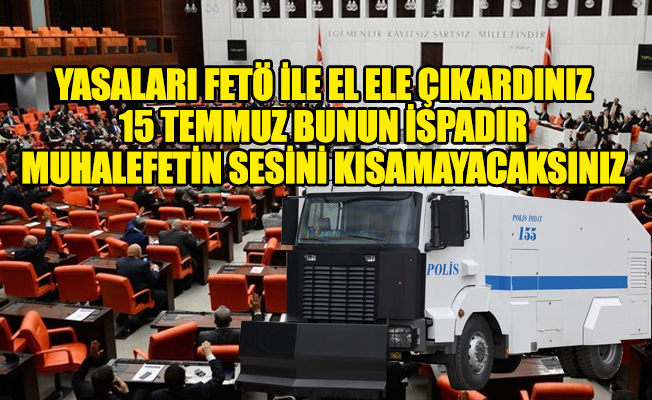 İç Tüzük Meclis'in TOMA’sı olacak