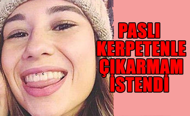 Piercing'i olduğu için sınava alınmadı!