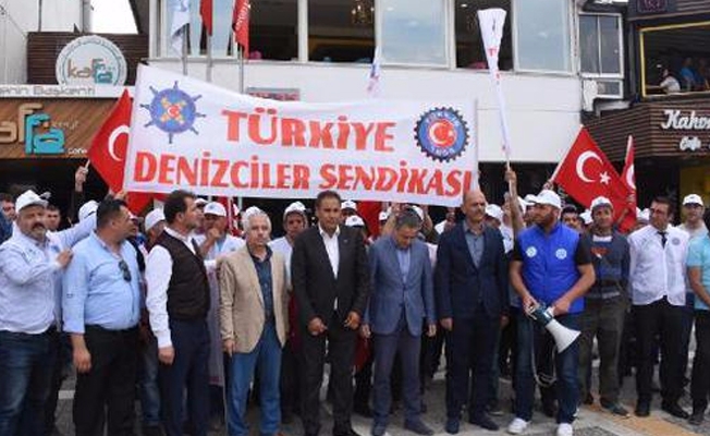 İZDENİZ'de grev devam ediyor
