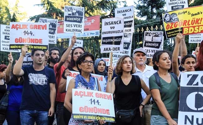 Nuriye ve Semih için Taksim'de eylem yapıldı