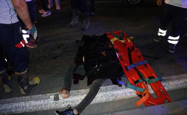Zonguldak'ta otomobilden fırlayan genç öldü