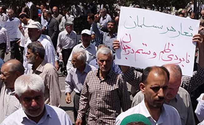 İran'da İsrail protestosu