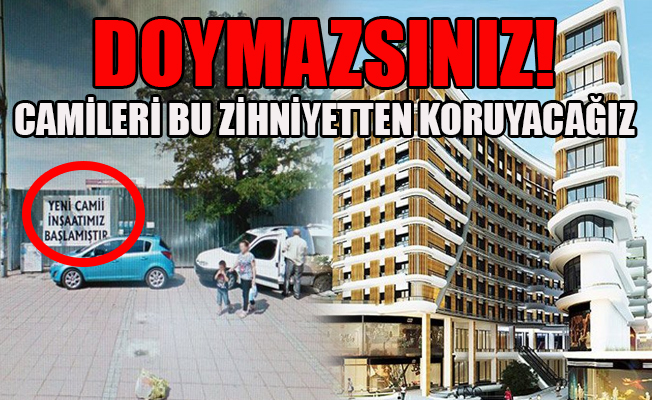 AKP'li belediye camiyi restore edeceğiz vaadiyle yıkıp rezidans yaptı!