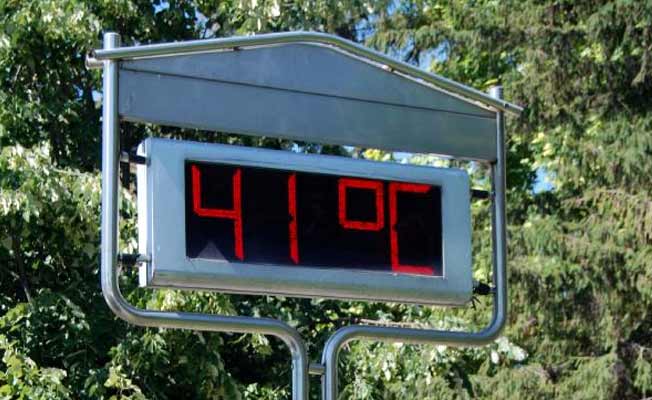 O şehirde termometreler 41 dereceyi gösterdi!