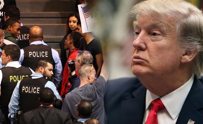 Polislerden Trump'a: Niyetimiz zarar vermek değil