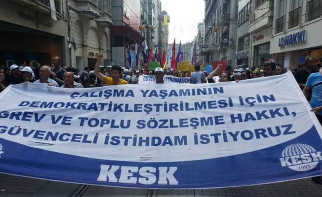 KESK'ten çağrı: TİS görüşmeleri için Çalışma bakanlığı önündeyiz