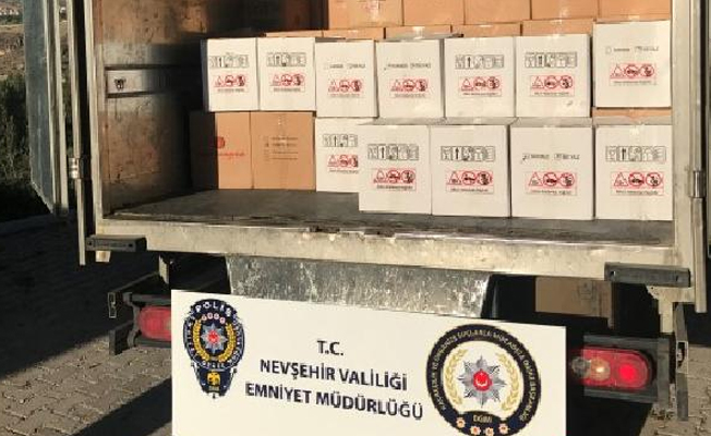 1804 şişe kaçak şarap ele geçirildi