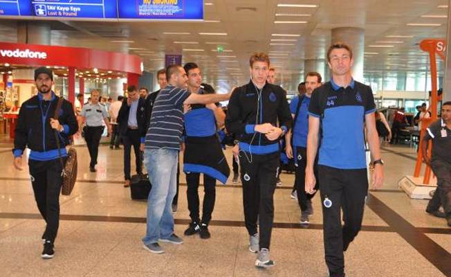 Club Brugge rövenş maçı için İstanbul'da!