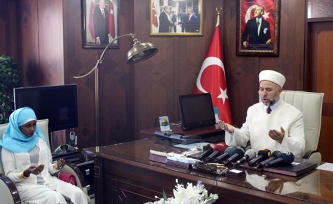 Müslüman oldu, Rabia adını aldı!