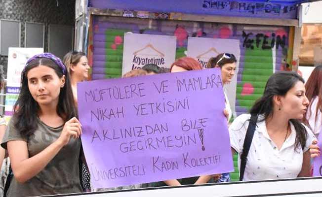 İzmirli kadınlardan yasa tasarısına tepki