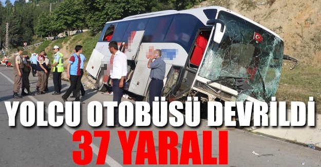 Metro turizm yine kaza yaptı: 37 yaralı